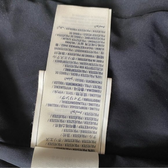 Abercrombie & Fitch Kids Black Puffer Winter Jacket Vest Hoodie Girl's Size XL - Picture 7 of 11